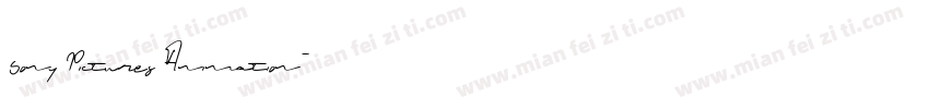 Sony Pictures Animation字体转换